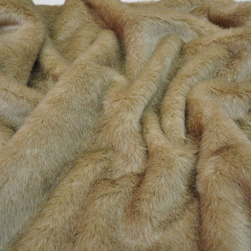 Гладкокрашенный "под норку" (темно-бежевый лен)