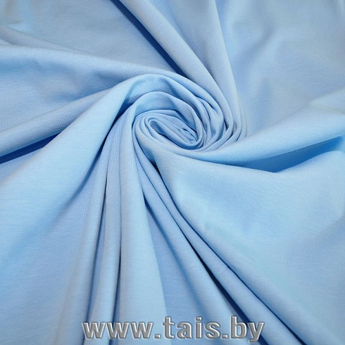 Кулирная гладь  (голубой)