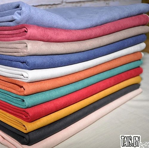 Замша на трикотаже (какао)