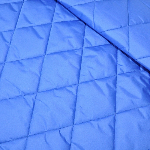 Плащевка стеганая "Ромбик" (электрик)