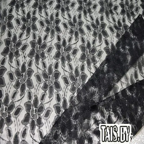 Гипюр тонкий (черный янтарь)