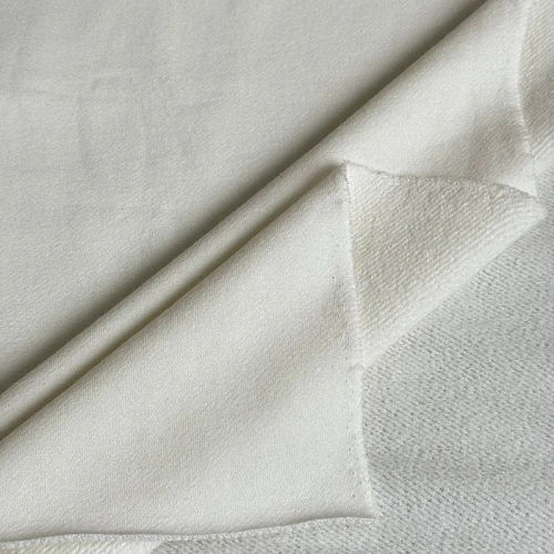 Футер 3-х нитка с эффектом велюра (молоко)