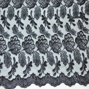 Гипюр Индонезия (темно-синий)