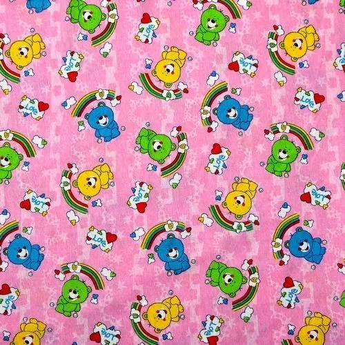 Кулирная гладь набивная "Медвежата"