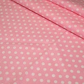 Поплин горох 5мм (розовый)