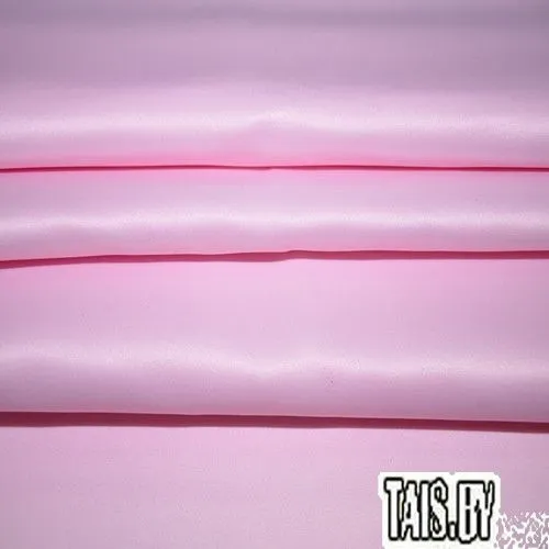 Атлас свадебный (нежно розовый)