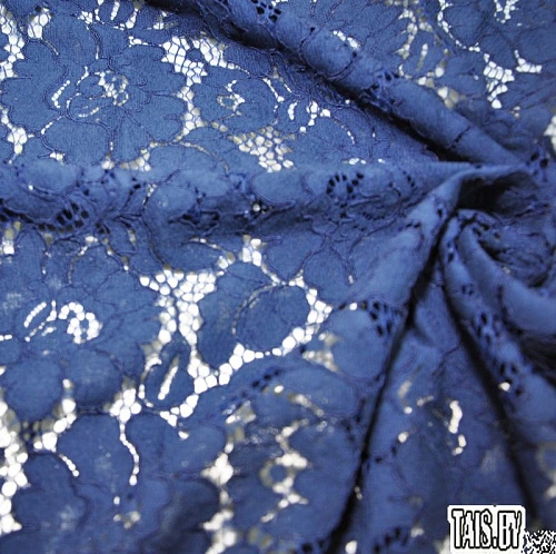 Гипюр (синий)