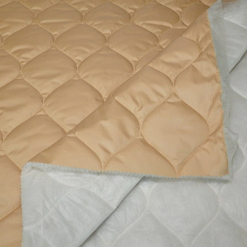 Плащевка стеганая "ЛУК" (беж)