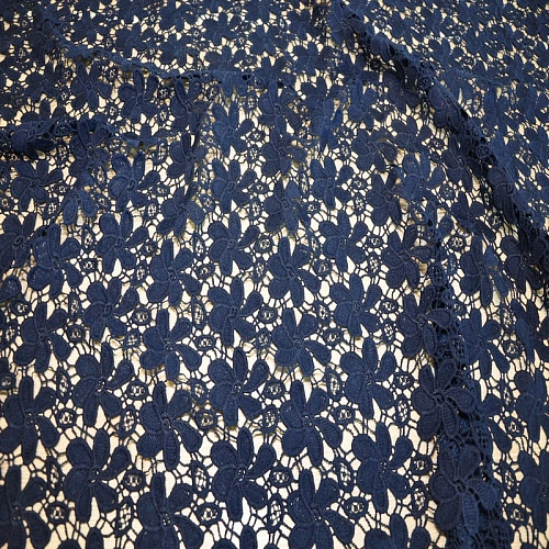 Кружево макраме (синий)