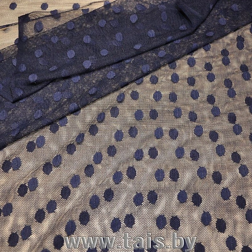 Сетка горох 1см (синий)