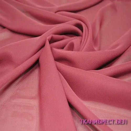 Шифон бордовый