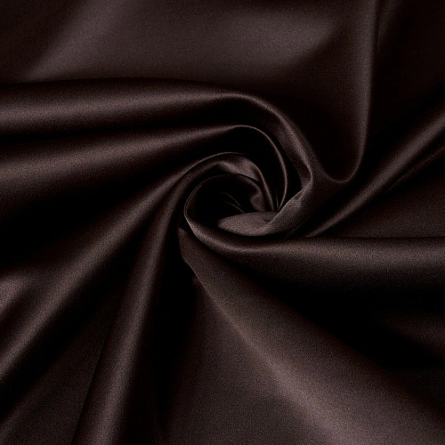 Атлас свадебный (шоколад)