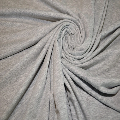 Кулирная гладь плотная  (серый-меланж)