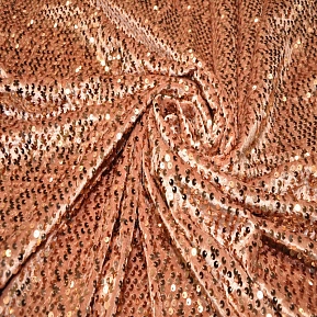 Пайетки на велюре (пудра)