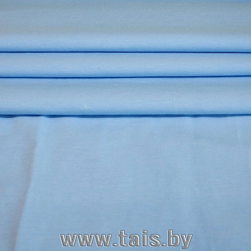 Кулирная гладь  (голубой)