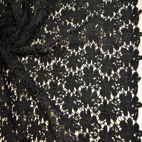 Кружево макраме (черный)