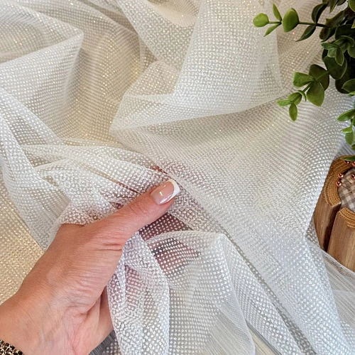 Фатин Глитер (белый)