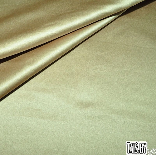 Атлас свадебный (бежевый)