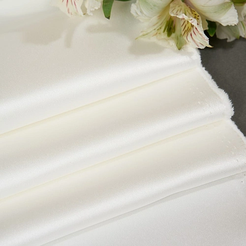 Атлас свадебный (молоко)