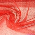 Фатин с блестками (красный)