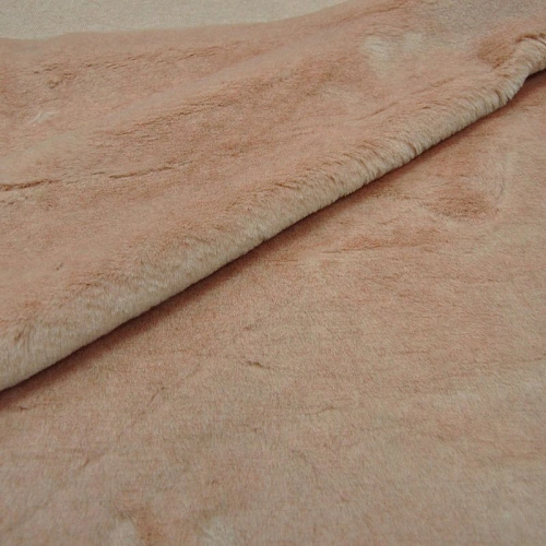 Гладкокрашенный"под цигейку"(пудра)