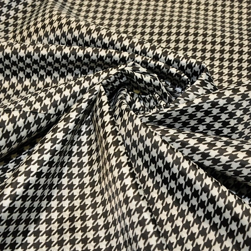 Подкладка нейлон принт Гусиная лапка 