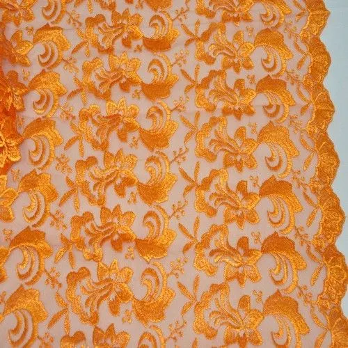 Гипюр Индонезия (оранжевый)