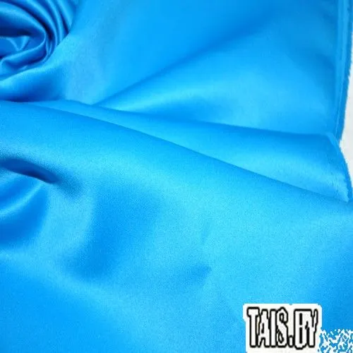 Атлас свадебный (лазурный)