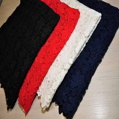 Кружево макраме (синий)