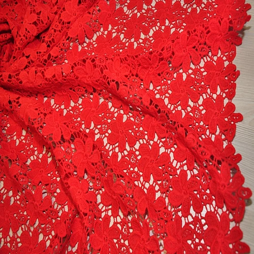 Кружево макраме (красный)