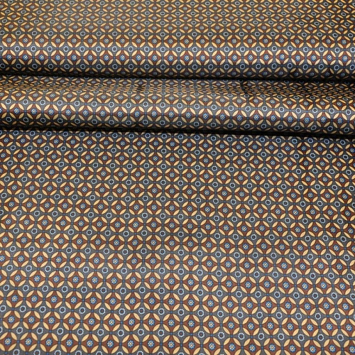 Подкладка нейлон принт итальянская плитка