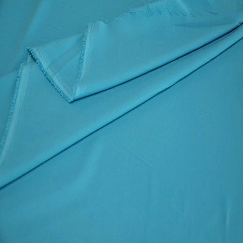 Шифон стрейчевый (голубая бирюза)