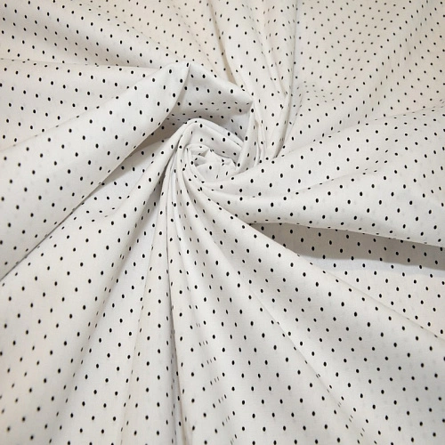 Поплин горох (белый)