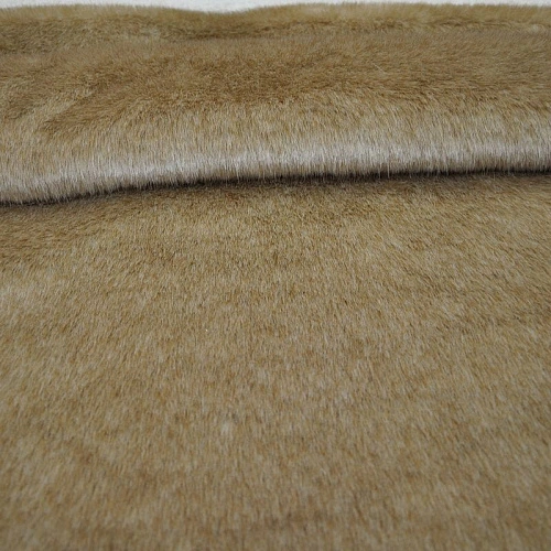 Гладкокрашенный "под норку" (темно-бежевый лен)