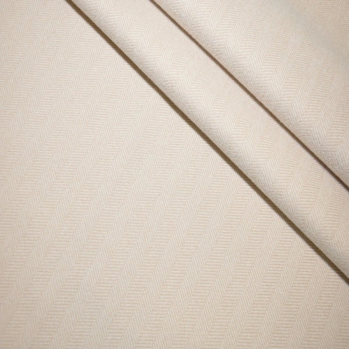 Пальтовый трикотаж Елочка  (крем)