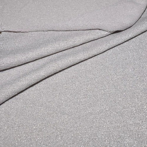 Трикотаж с люрексом (серебро)