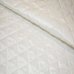 Подкладка стеганая на синтепоне (молочный)