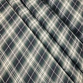 Ткань рубашечная фланель в клетку (синий+зеленый)