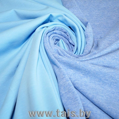 Кулирная гладь  (голубой)