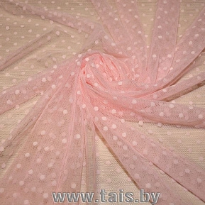 Сетка горох мелкий (розовый)