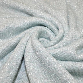 Трикотаж Ангора плотная с люрексом  (нежный голубой)