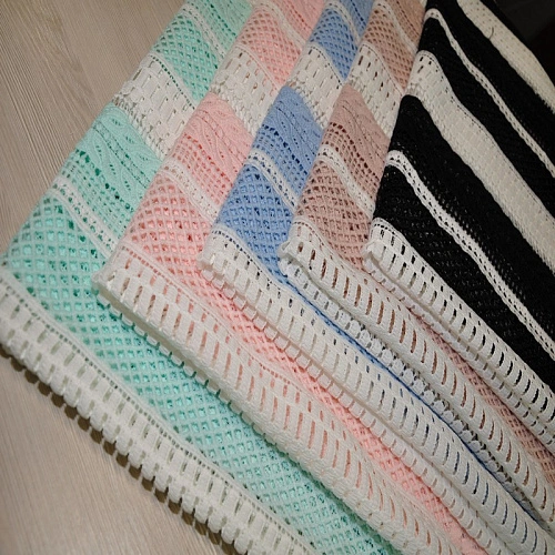 Кружево макраме (молочный+ментол)