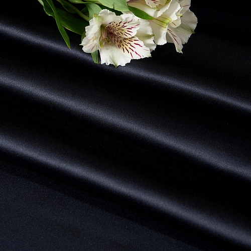 Атлас свадебный (синий)