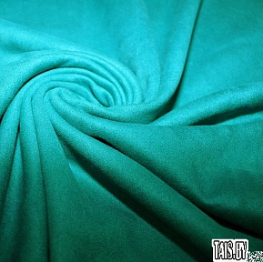 Замша на трикотаже (зеленый)