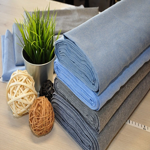 Рубашечная меланж (джинсовый)