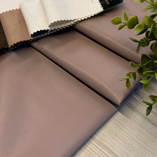 Экокожа на замшевой основе (капучино)