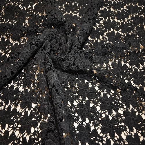 Кружево макраме (черный)