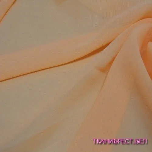Шифон нежно-персиковый