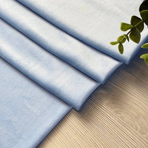 Велюр "Бамбук" (Голубой)