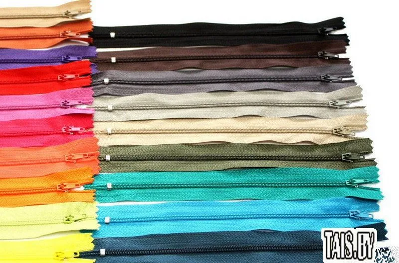 Молнии юбочные тип-3 18 см (Разные цвета) скидки на ткани в Минске оптом и в розницу | Трикотаж tais.by